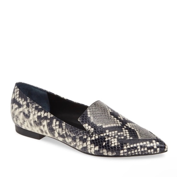 Marc Fisher Shoes - Marc Fisher LTD Zurri Pointed Toe Loafer| Marc Fisher Snake Skin | Leather Flat